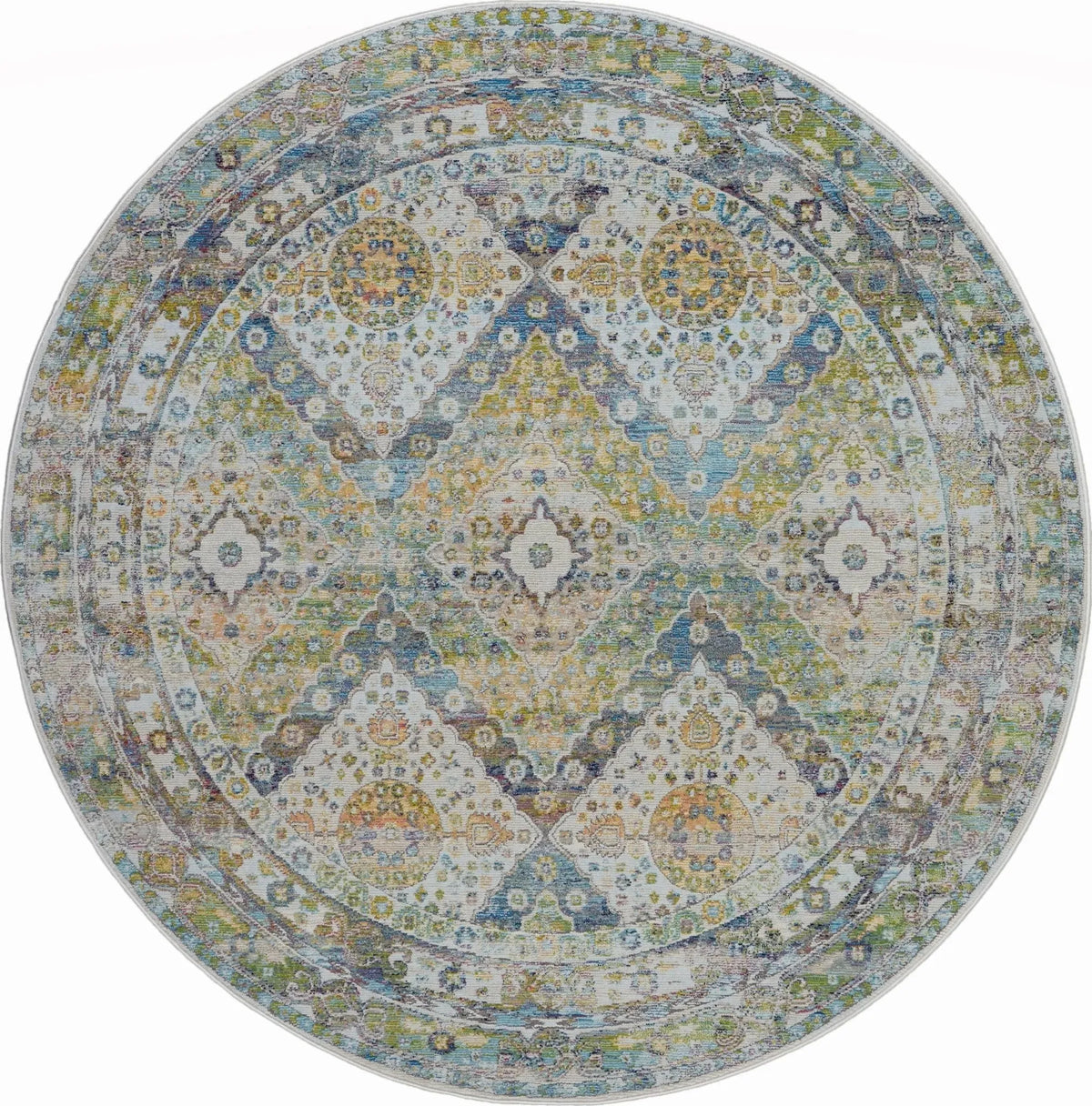 Ankara Global ANR07 Blue/Green Rug
