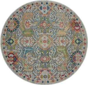 Ankara Global ANR12 Grey/Multicolor Rug