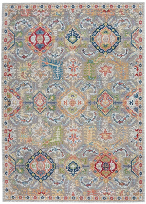 Ankara Global ANR12 Grey/Multicolor Rug