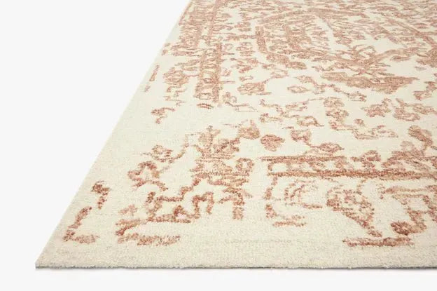 Annie ANN-01 White/Rust Rug