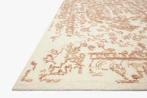 Annie ANN-01 White/Rust Rug