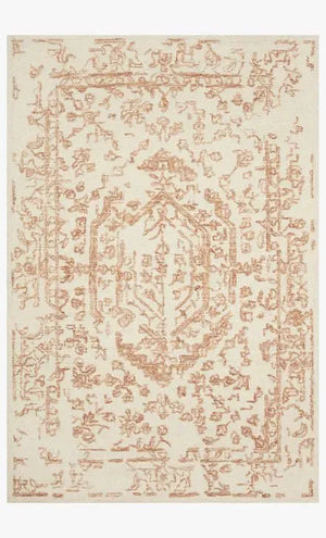 Annie ANN-01 White/Rust Rug