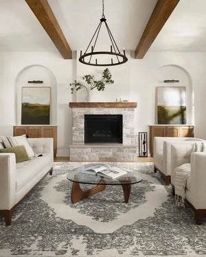 Annie ANN-02 White/Black Rug