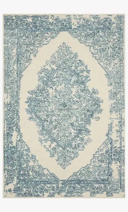 Annie ANN-02 White/Blue Rug