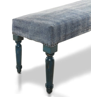 Antique Blue LR99026 Indoor Bench
