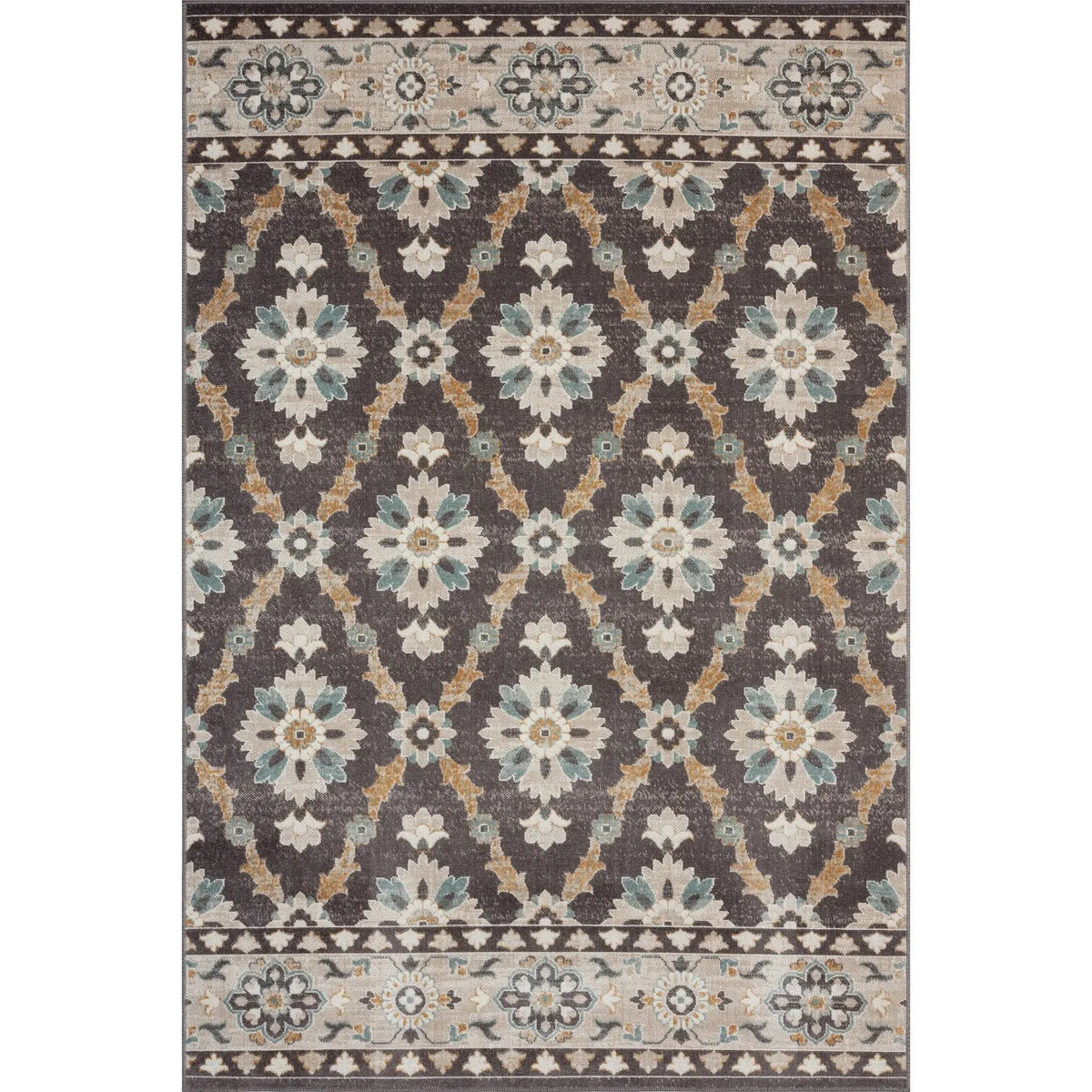 Antiquity Lr81463 Brown/Multi Rug