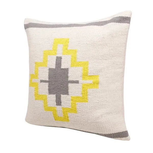 Apollo 07896GYL Grey/Yellow Pillow