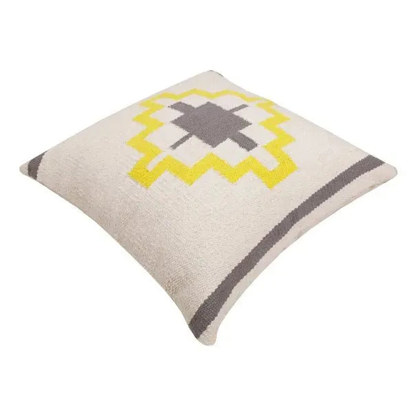 Apollo 07896GYL Grey/Yellow Pillow