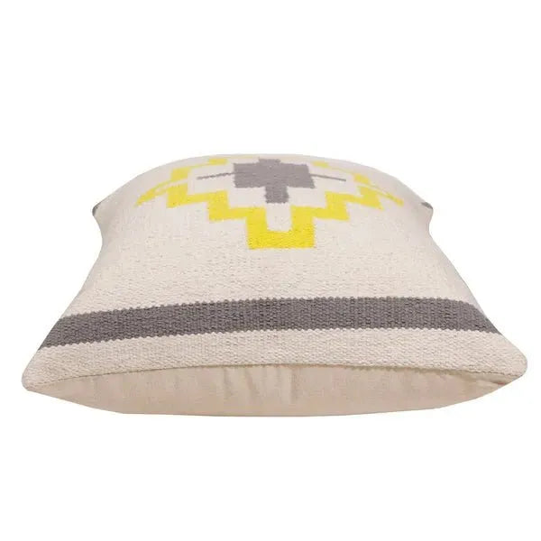Apollo 07896GYL Grey/Yellow Pillow