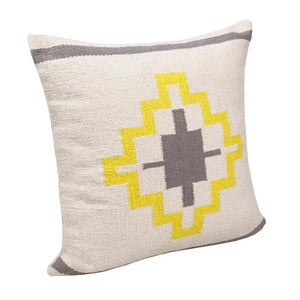 Apollo 07896GYL Grey/Yellow Pillow