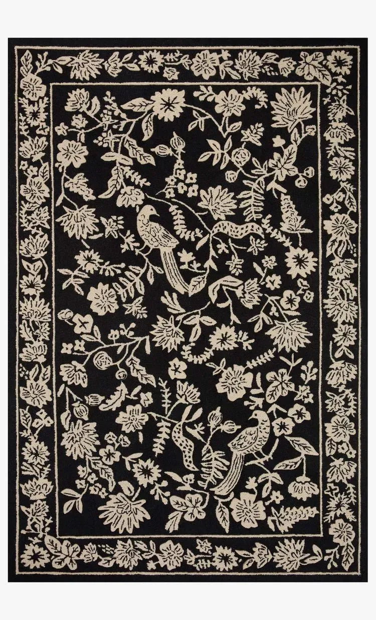 Arboretum ARB-01 Black Rug
