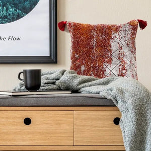 Arcane 07812RGY Red/Grey Pillow