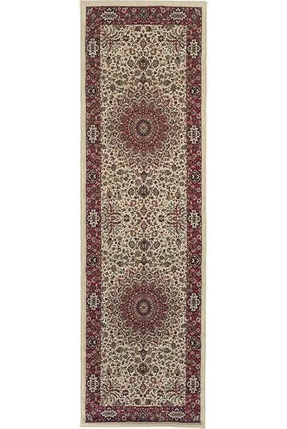 Ariana 095J Ivory/ Red Rug