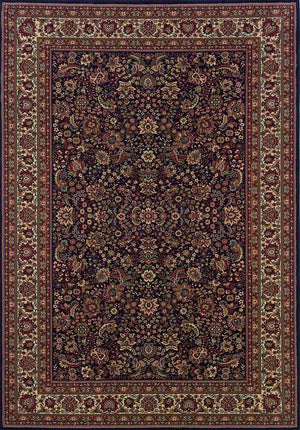 Ariana 113B Blue/ Red Rug