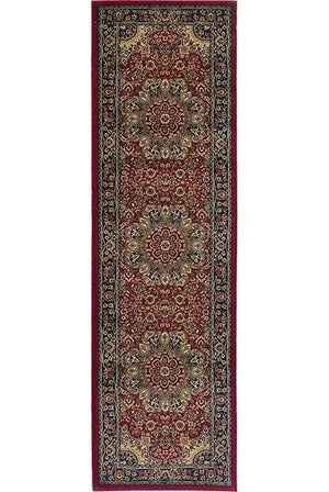 Ariana 116R Red/ Blue Rug