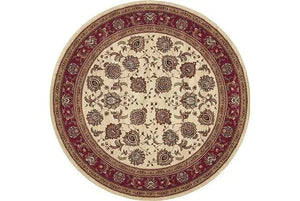 Ariana 117J Ivory/ Red Rug