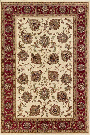 Ariana 117J Ivory/ Red Rug