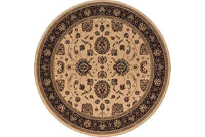 Ariana 130/7 Ivory/ Black Rug