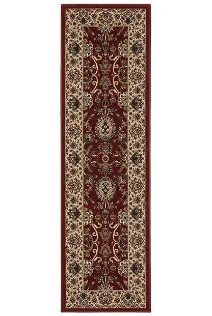 Ariana 130/8 Red/ Ivory Rug