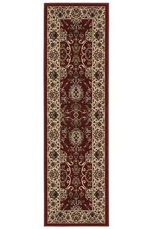 Ariana 130/8 Red/ Ivory Rug