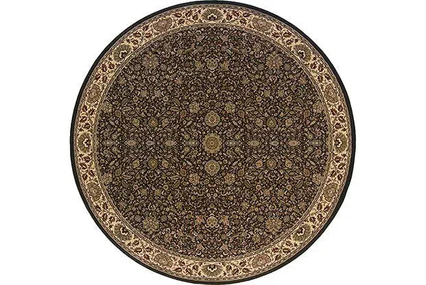 Ariana 172D Brown/ Ivory Rug