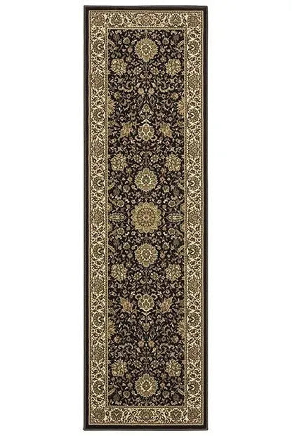 Ariana 172D Brown/ Ivory Rug