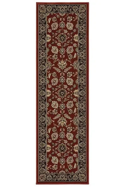 Ariana 271C Red/ Black Rug