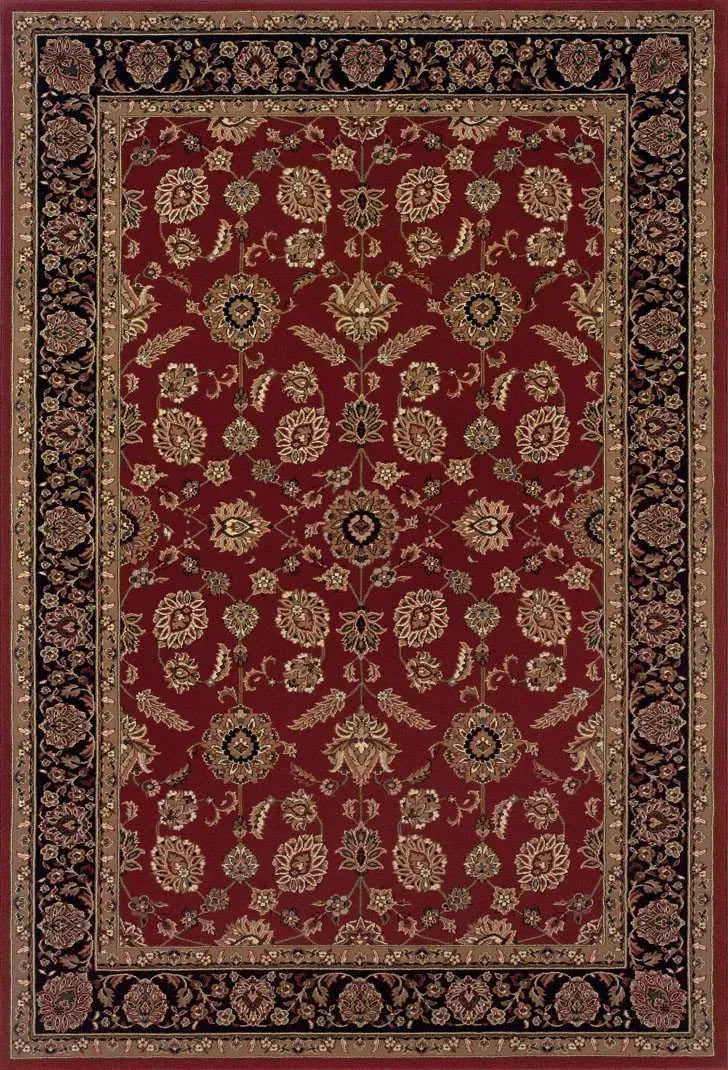 Ariana 271C Red/ Black Rug