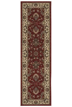 Ariana 311C Red/ Ivory Rug
