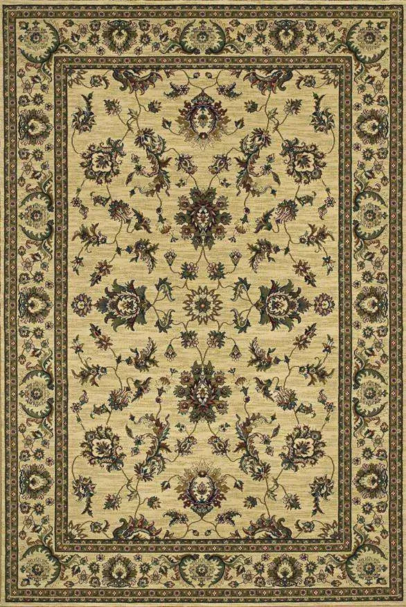 Ariana 311i Ivory/ Green Rug