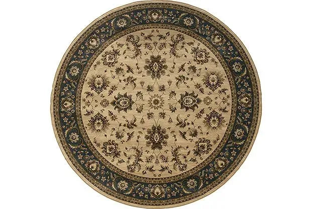 Ariana 311Z Ivory/ Blue Rug