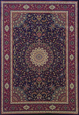 Ariana 95B Blue/ Red Rug
