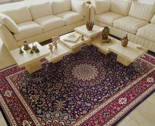 Ariana 95B Blue/ Red Rug