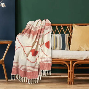 Arizona 80186RED Red Throw Blanket