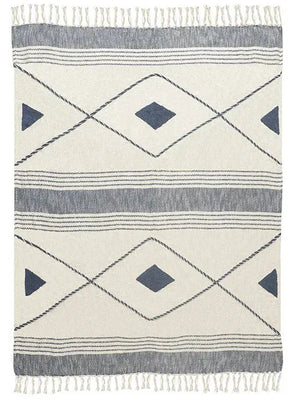 Arizona 80187BLU Blue Throw Blanket