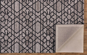Asher 8766F Gray/Black Rug
