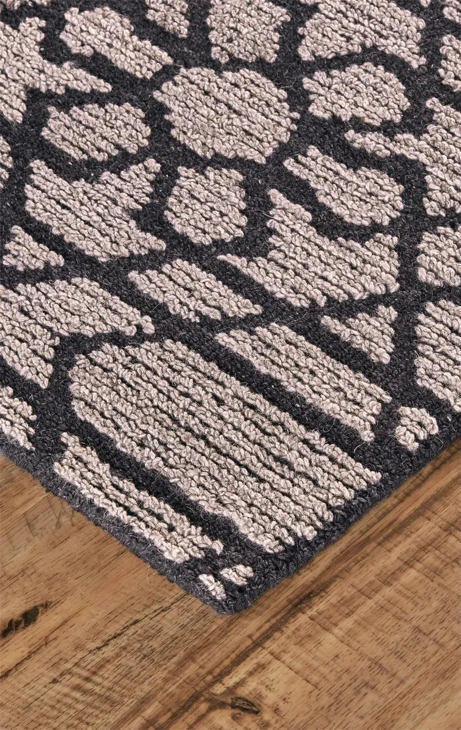 Asher 8766F Gray/Black Rug