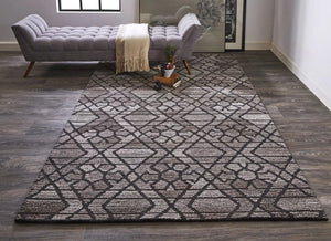 Asher 8766F Gray/Black Rug