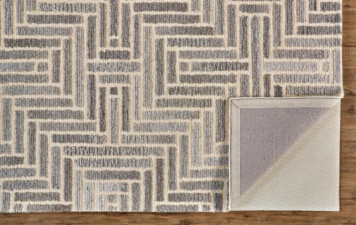Asher 8768F Gray/Ivory Rug