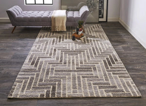 Asher 8768F Gray/Ivory Rug