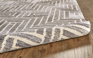 Asher 8768F Gray/Ivory Rug