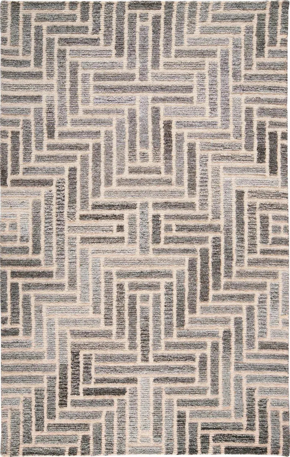 Asher 8768F Gray/Ivory Rug