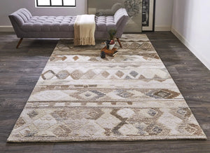 Asher 8770F Ivory/Brown Rug