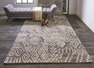 Asher 8771F Gray/White Rug