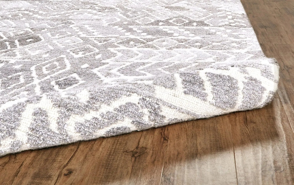 Asher 8771F Gray/White Rug