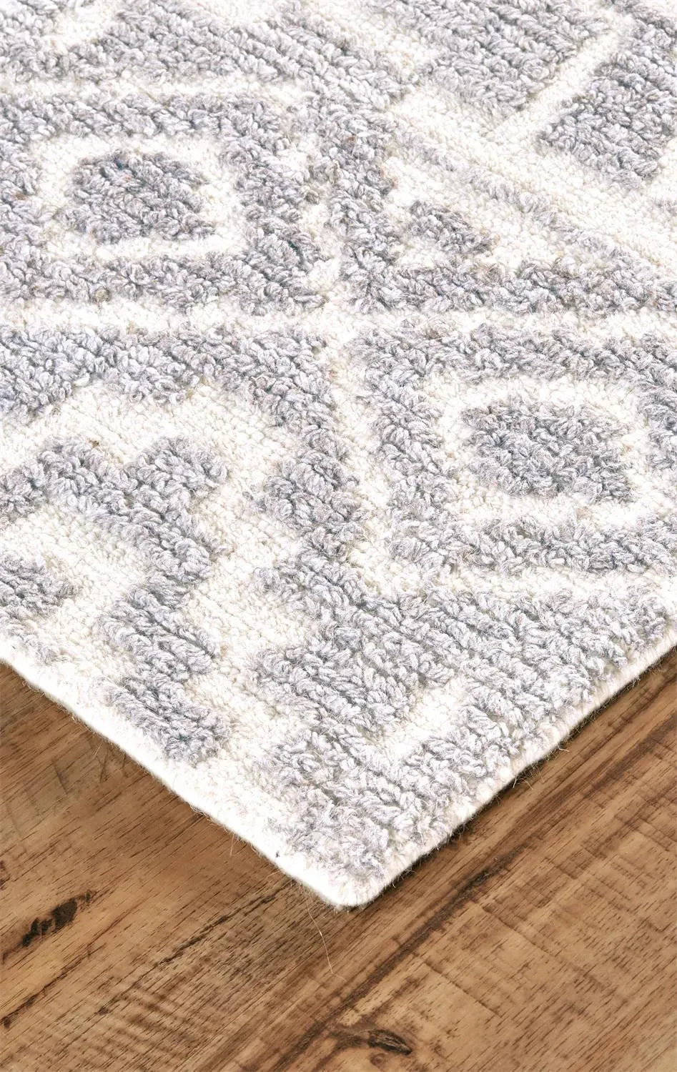 Asher 8771F Gray/White Rug