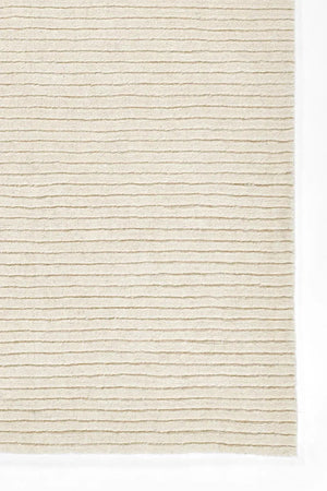 Asher ASH-1 White Rug