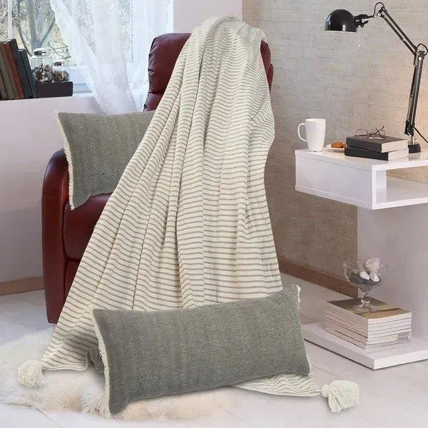 Aspen 07529CRG Charcoal/Grey Pillow