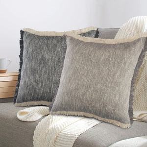 Aspen Lr07611 Gray/White Pillow