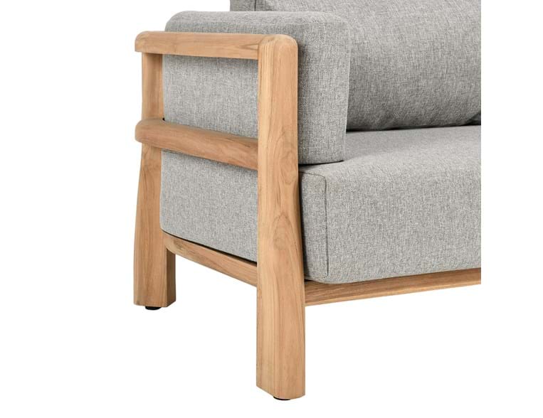 Aston 82" Outdoor Sofa Natural/Gray